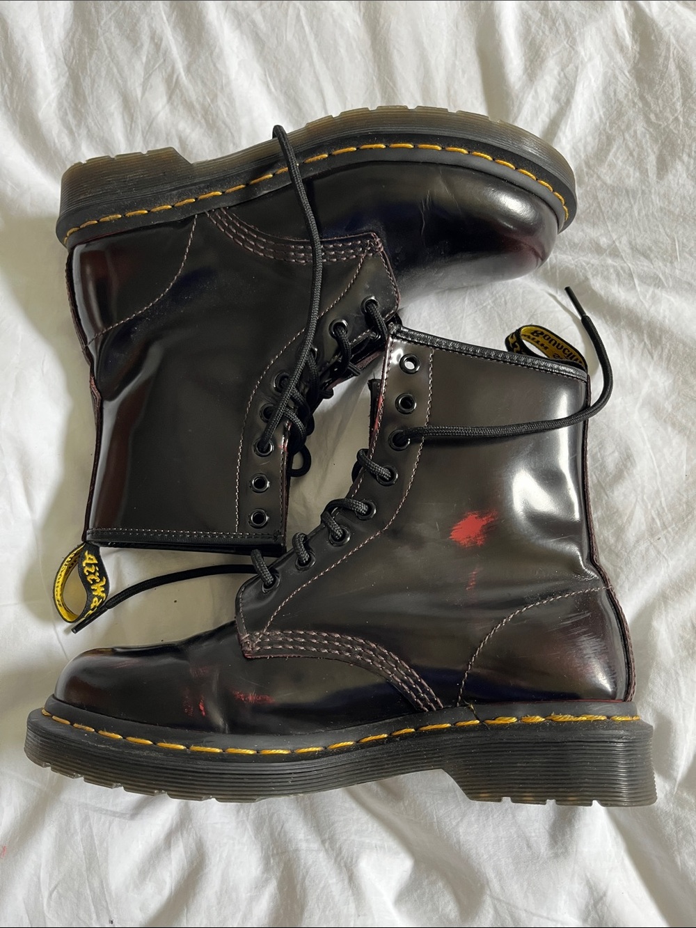 Doc Martens 1460 Arcadia Boots in Dark Cherry